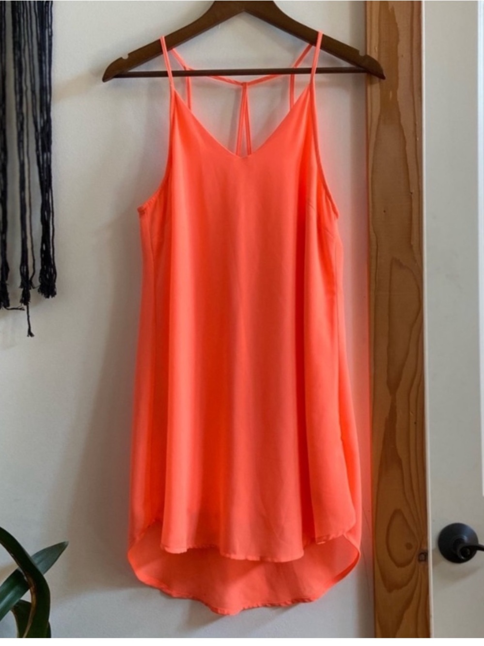 ☀️ Streetwear Society ☀️ neon orange flowy dress